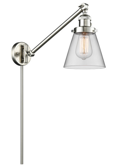 Franklin Restoration One Light Swing Arm Lamp in Brushed Satin Nickel (405|237-SN-G62)