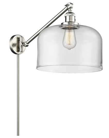 Franklin Restoration One Light Swing Arm Lamp in Brushed Satin Nickel (405|237-SN-G72-L)