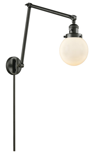 Franklin Restoration One Light Swing Arm Lamp in Oil Rubbed Bronze (405|238-OB-G201-6)