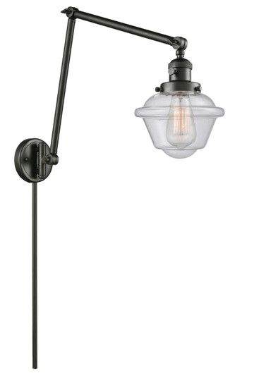 Franklin Restoration One Light Swing Arm Lamp in Oil Rubbed Bronze (405|238-OB-G534)