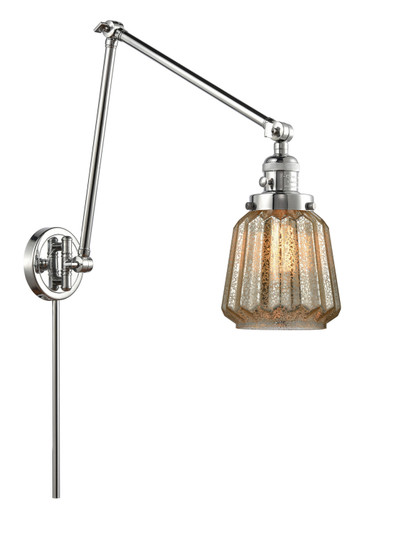 Franklin Restoration LED Swing Arm Lamp in Polished Chrome (405|238-PC-G146-LED)