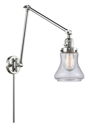 Franklin Restoration One Light Swing Arm Lamp in Polished Chrome (405|238-PC-G194)