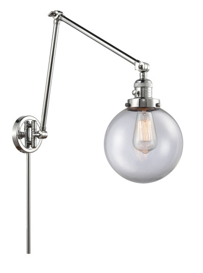 Franklin Restoration LED Swing Arm Lamp in Polished Chrome (405|238-PC-G202-8-LED)
