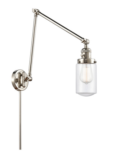 Franklin Restoration LED Swing Arm Lamp in Polished Nickel (405|238-PN-G312-LED)