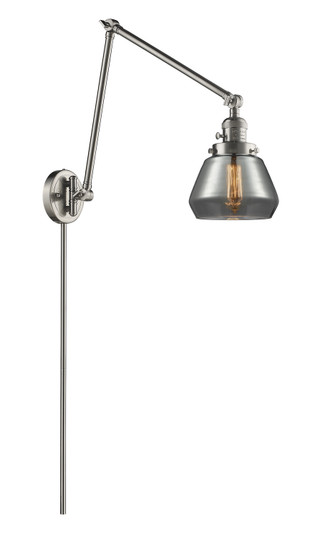Franklin Restoration LED Swing Arm Lamp in Brushed Satin Nickel (405|238-SN-G173-LED)