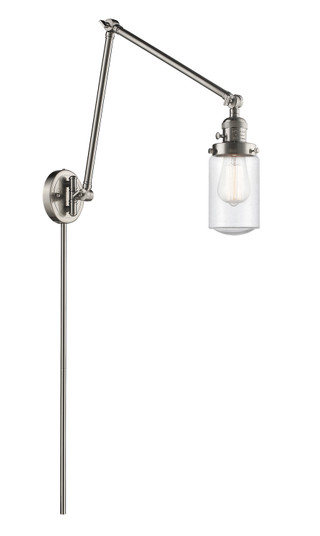 Franklin Restoration LED Swing Arm Lamp in Brushed Satin Nickel (405|238-SN-G314-LED)