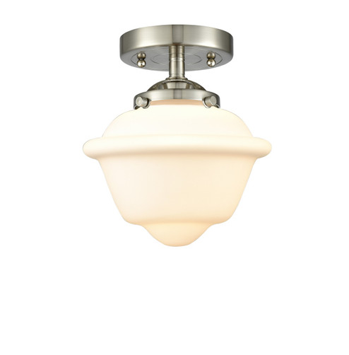 Nouveau LED Semi-Flush Mount in Brushed Satin Nickel (405|284-1C-SN-G531-LED)