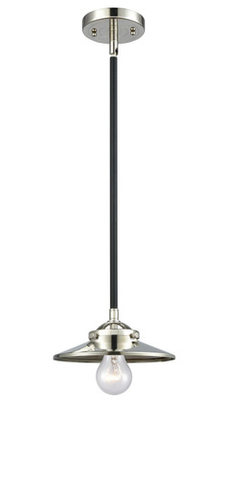 Nouveau LED Mini Pendant in Black Polished Nickel (405|284-1S-BPN-M1-PN-LED)