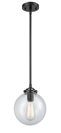 Nouveau LED Mini Pendant in Oil Rubbed Bronze (405|284-1S-OB-G204-8-LED)