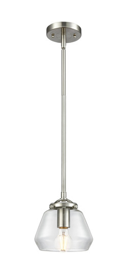 Nouveau One Light Mini Pendant in Brushed Satin Nickel (405|284-1S-SN-G172)