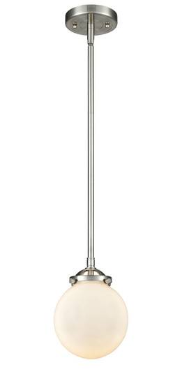 Nouveau LED Mini Pendant in Brushed Satin Nickel (405|284-1S-SN-G201-6-LED)