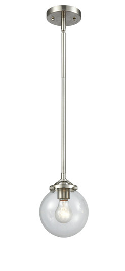 Nouveau LED Mini Pendant in Brushed Satin Nickel (405|284-1S-SN-G202-6-LED)