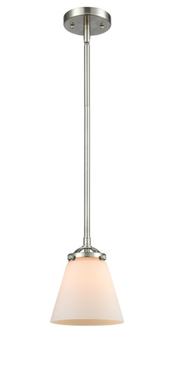 Nouveau One Light Mini Pendant in Brushed Satin Nickel (405|284-1S-SN-G61)