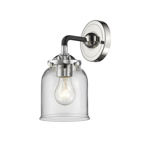 Nouveau One Light Wall Sconce in Black Polished Nickel (405|284-1W-BPN-G52)