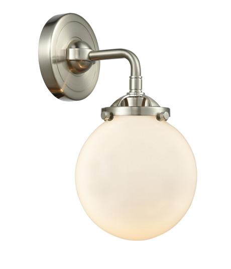 Nouveau LED Wall Sconce in Brushed Satin Nickel (405|284-1W-SN-G201-6-LED)