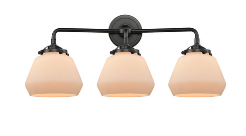 Nouveau Three Light Bath Vanity in Oil Rubbed Bronze (405|284-3W-OB-G171)