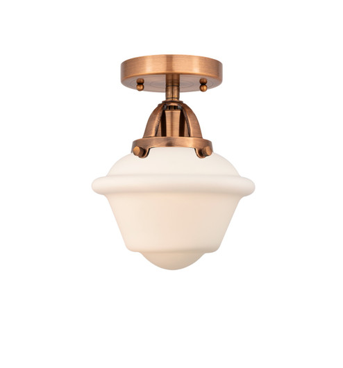 Nouveau 2 LED Semi-Flush Mount in Antique Copper (405|288-1C-AC-G531-LED)