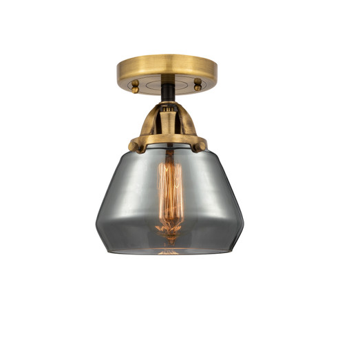 Nouveau 2 LED Semi-Flush Mount in Black Antique Brass (405|288-1C-BAB-G173-LED)
