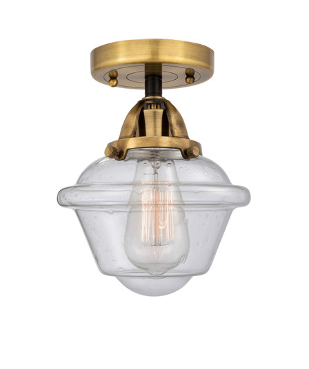 Nouveau 2 LED Semi-Flush Mount in Black Antique Brass (405|288-1C-BAB-G534-LED)
