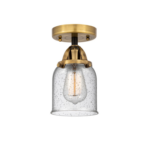 Nouveau 2 LED Semi-Flush Mount in Black Antique Brass (405|288-1C-BAB-G54-LED)