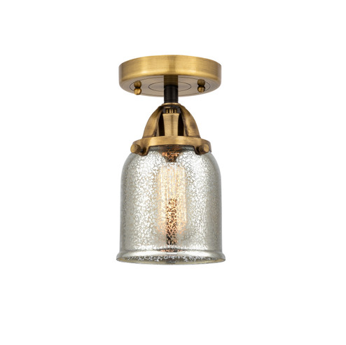 Nouveau 2 LED Semi-Flush Mount in Black Antique Brass (405|288-1C-BAB-G58-LED)