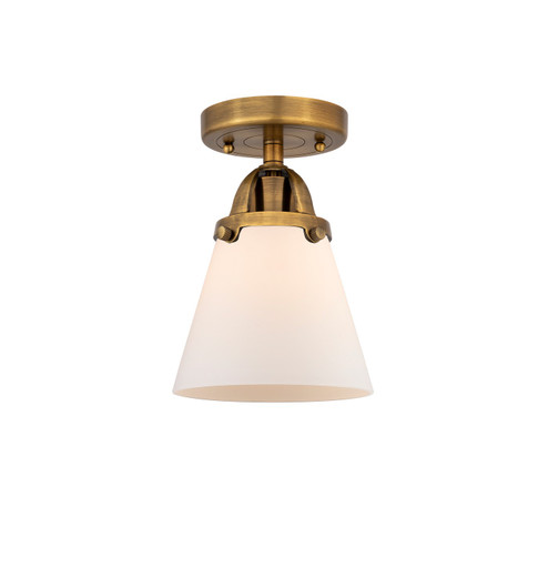 Nouveau 2 LED Semi-Flush Mount in Brushed Brass (405|288-1C-BB-G61-LED)