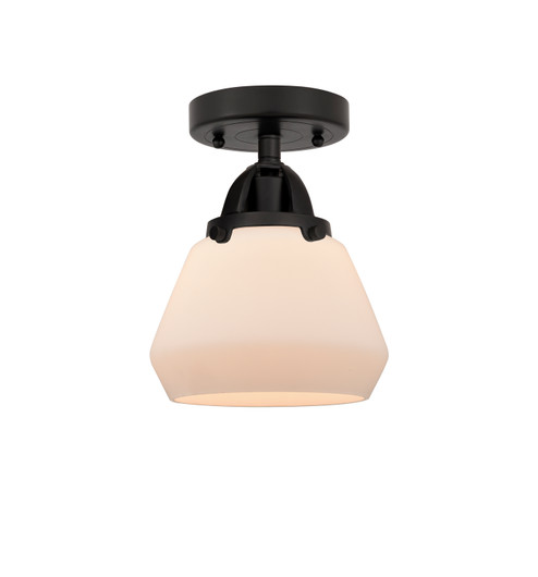 Nouveau 2 One Light Semi-Flush Mount in Matte Black (405|288-1C-BK-G171)