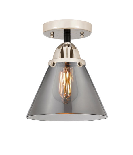 Nouveau 2 LED Semi-Flush Mount in Black Polished Nickel (405|288-1C-BPN-G43-LED)