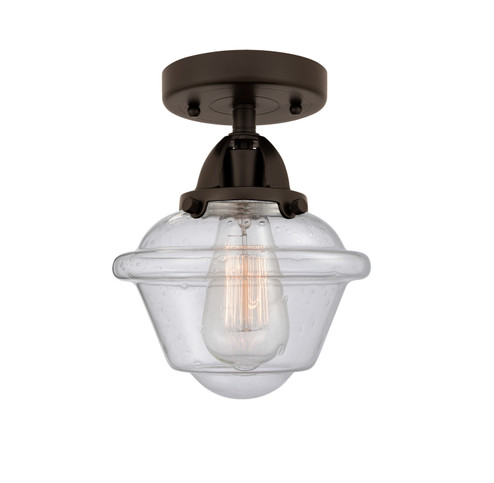 Nouveau 2 One Light Semi-Flush Mount in Oil Rubbed Bronze (405|288-1C-OB-G534)