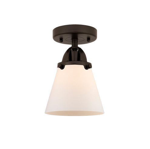 Nouveau 2 One Light Semi-Flush Mount in Oil Rubbed Bronze (405|288-1C-OB-G61)