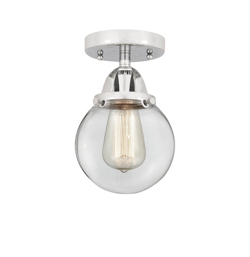 Nouveau 2 One Light Semi-Flush Mount in Polished Chrome (405|288-1C-PC-G202-6)