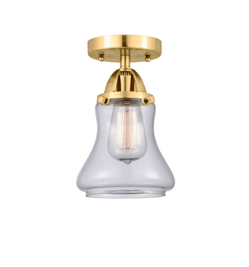 Nouveau 2 LED Semi-Flush Mount in Satin Gold (405|288-1C-SG-G192-LED)