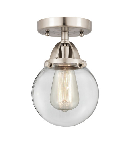 Nouveau 2 LED Semi-Flush Mount in Brushed Satin Nickel (405|288-1C-SN-G202-6-LED) Nouveau 2 LED Semi-Flush Mount in Brushed Satin Nickel (405|288-1C-SN-G202-6-LED)