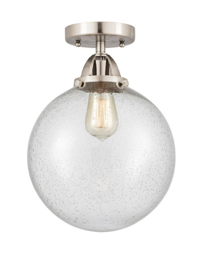 Nouveau 2 LED Semi-Flush Mount in Brushed Satin Nickel (405|288-1C-SN-G204-10-LED)