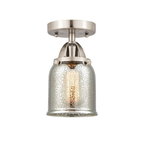 Nouveau 2 One Light Semi-Flush Mount in Brushed Satin Nickel (405|288-1C-SN-G58)