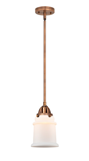 Nouveau 2 One Light Mini Pendant in Antique Copper (405|288-1S-AC-G181)