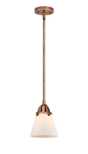 Nouveau 2 LED Mini Pendant in Antique Copper (405|288-1S-AC-G61-LED)