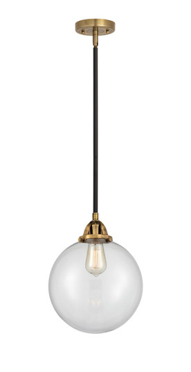 Nouveau 2 LED Mini Pendant in Black Antique Brass (405|288-1S-BAB-G202-10-LED)