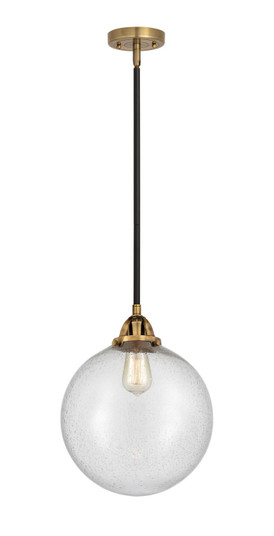 Nouveau 2 LED Mini Pendant in Black Antique Brass (405|288-1S-BAB-G204-12-LED)