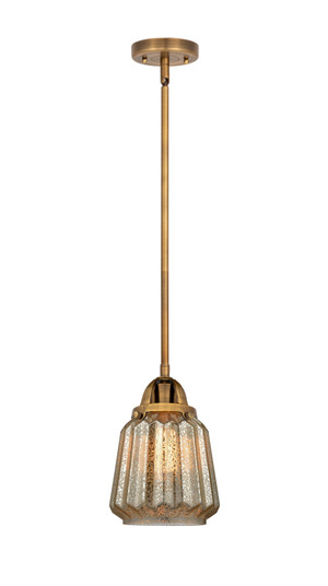 Nouveau 2 One Light Mini Pendant in Brushed Brass (405|288-1S-BB-G146)