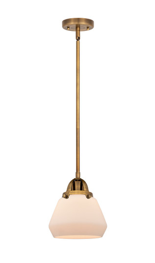 Nouveau 2 LED Mini Pendant in Brushed Brass (405|288-1S-BB-G171-LED)