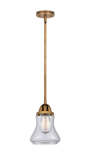 Nouveau 2 LED Mini Pendant in Brushed Brass (405|288-1S-BB-G192-LED)