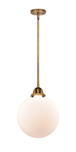 Nouveau 2 LED Mini Pendant in Brushed Brass (405|288-1S-BB-G201-10-LED)