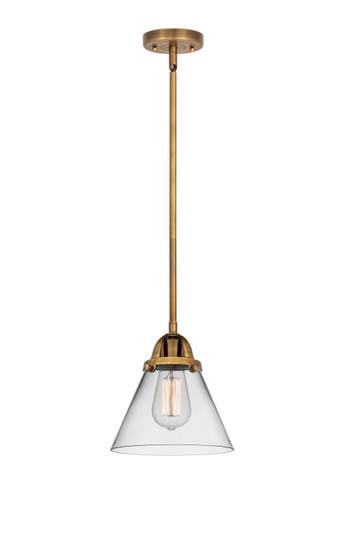 Nouveau 2 One Light Mini Pendant in Brushed Brass (405|288-1S-BB-G42)