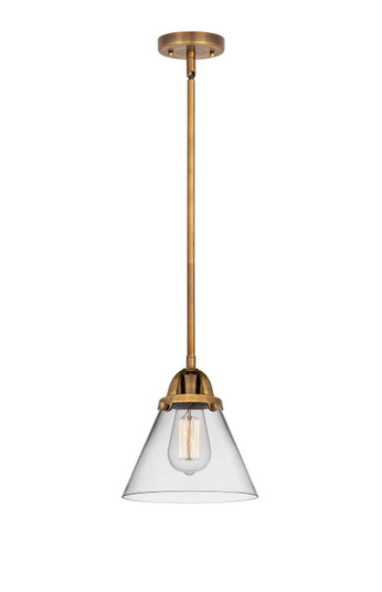 Nouveau 2 LED Mini Pendant in Brushed Brass (405|288-1S-BB-G42-LED)