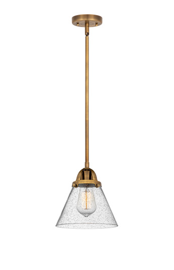Nouveau 2 One Light Mini Pendant in Brushed Brass (405|288-1S-BB-G44)