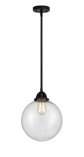 Nouveau 2 LED Mini Pendant in Matte Black (405|288-1S-BK-G204-10-LED) Nouveau 2 LED Mini Pendant in Matte Black (405|288-1S-BK-G204-10-LED)