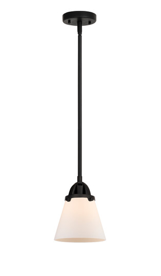 Nouveau 2 One Light Mini Pendant in Matte Black (405|288-1S-BK-G61)