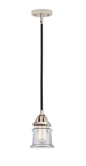 Nouveau 2 One Light Mini Pendant in Black Polished Nickel (405|288-1S-BPN-G182S)