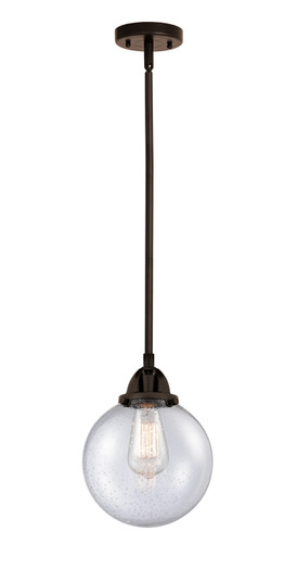 Nouveau 2 One Light Mini Pendant in Oil Rubbed Bronze (405|288-1S-OB-G204-8)